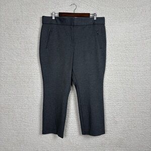 Worthington Dark Gray Cropped Skinny Pants